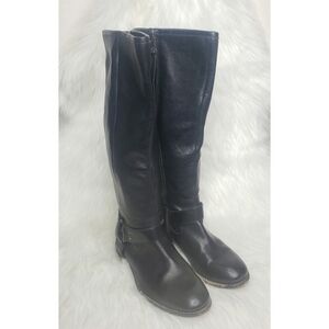 Diba Tall Leather Boots Size 7